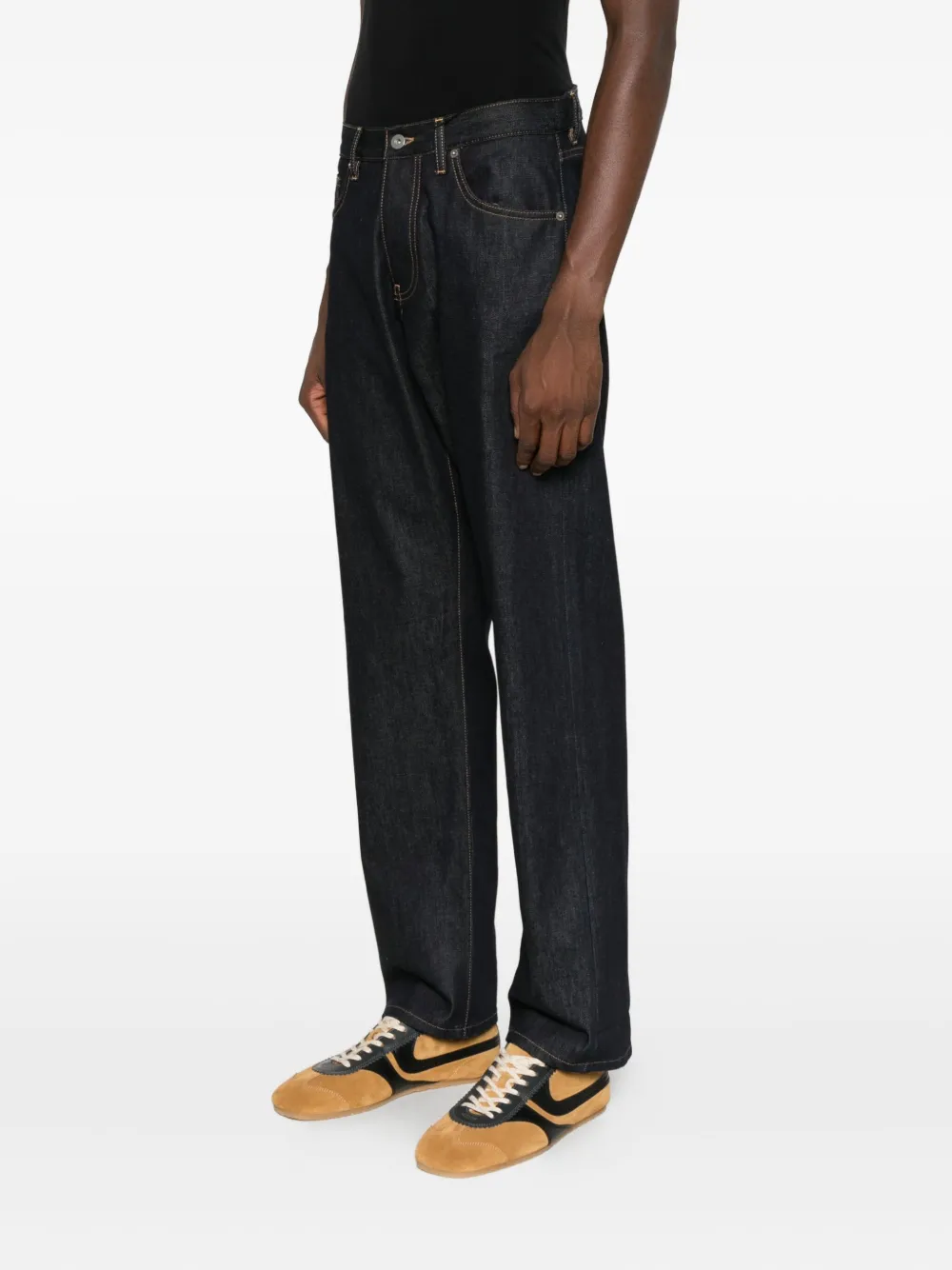 Amaranto Cotton Trousers In Black