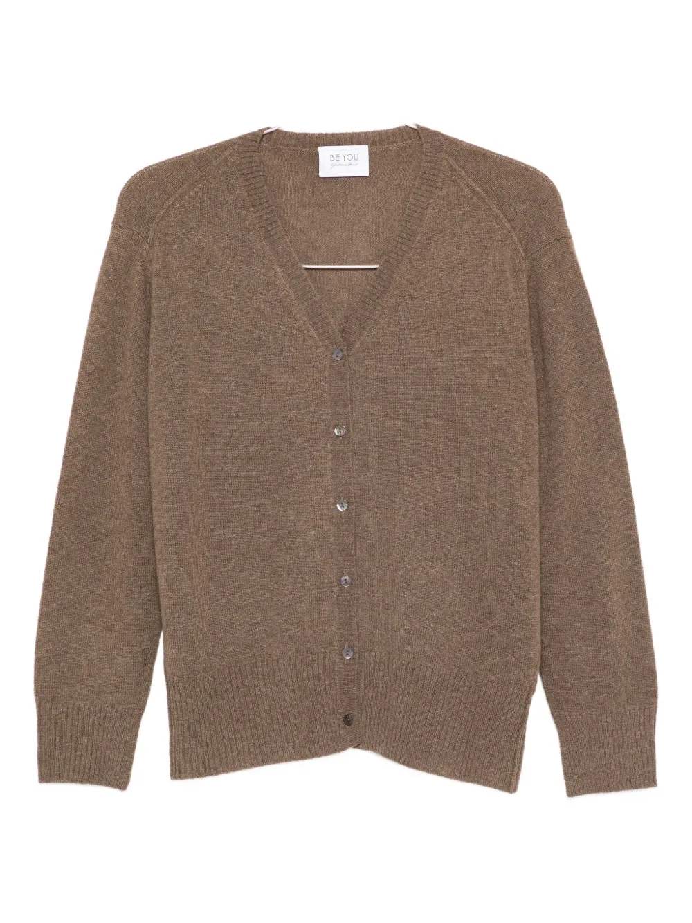 Be You Buttoned Cardigan In Brown