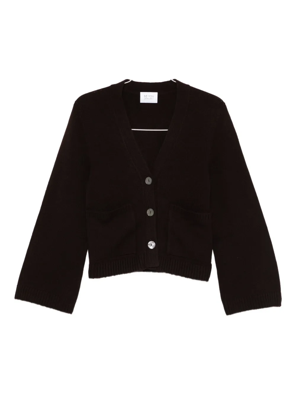 Be You V-neck Cardigan In Brown