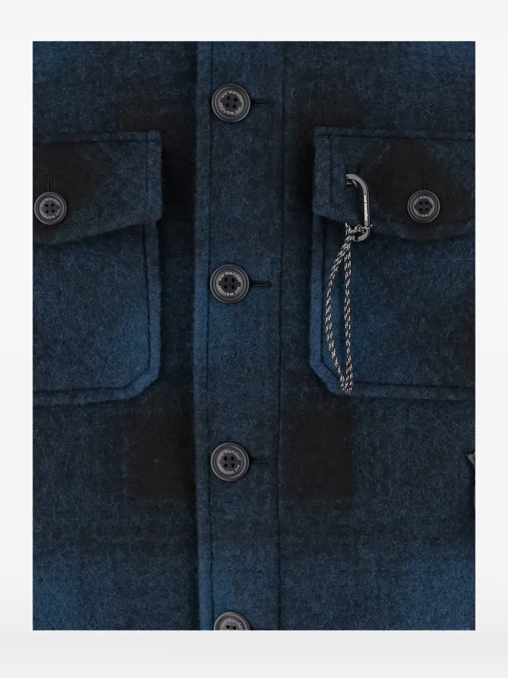 and Wander button checked jacket | Single Breasted Coats | Image 2