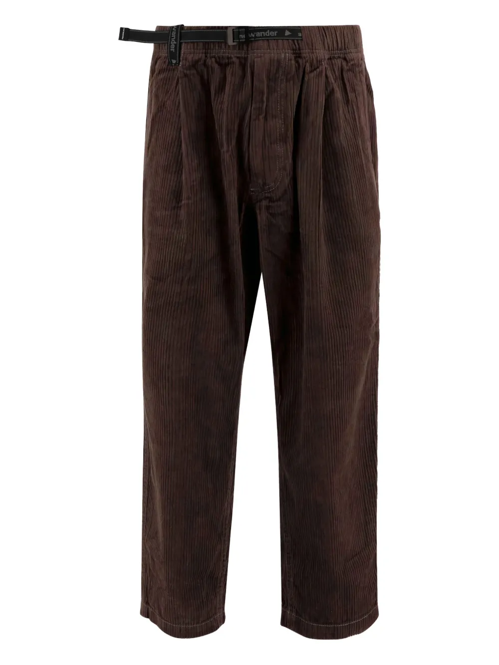 and Wander belted corduroy trousers | Brown | Image 1