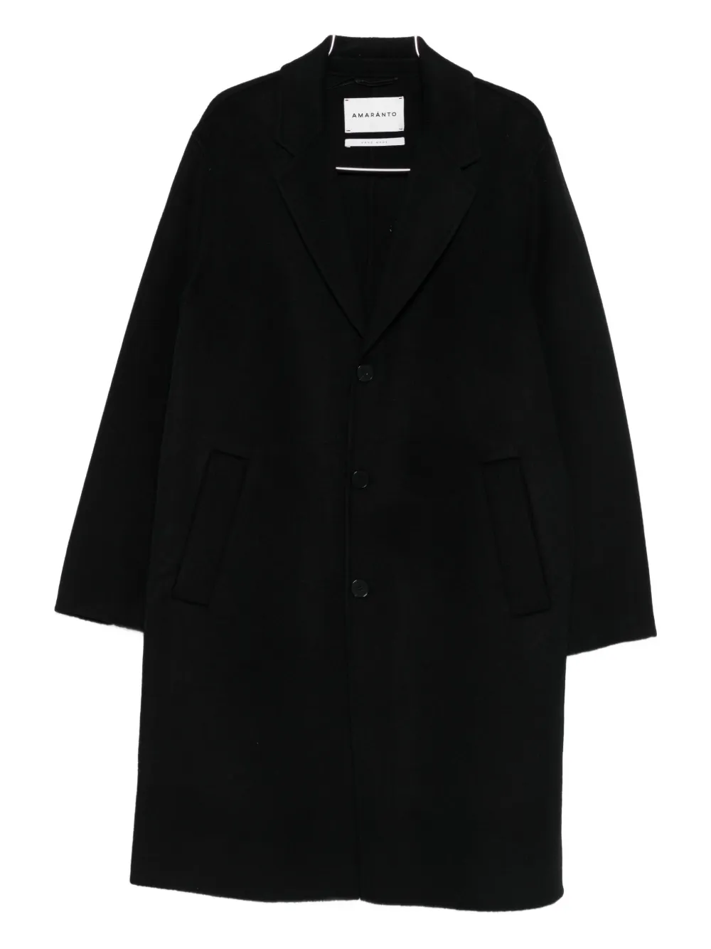 AMARANTO  button-down coat | Black | Image 1
