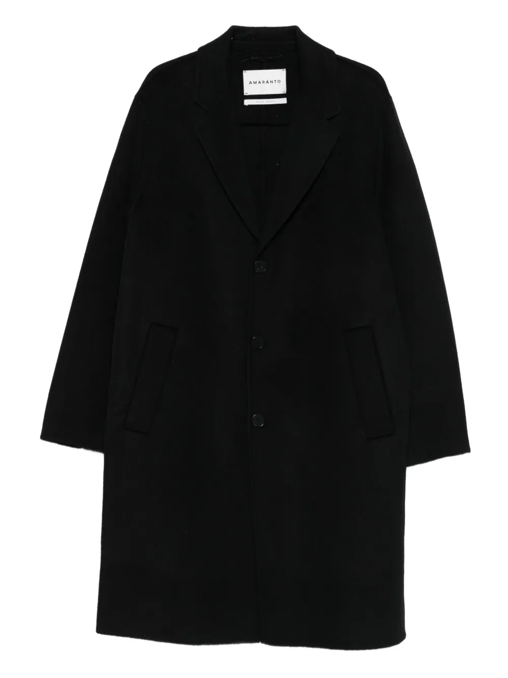 AMARANTO  button-down coat | Black | Image 1