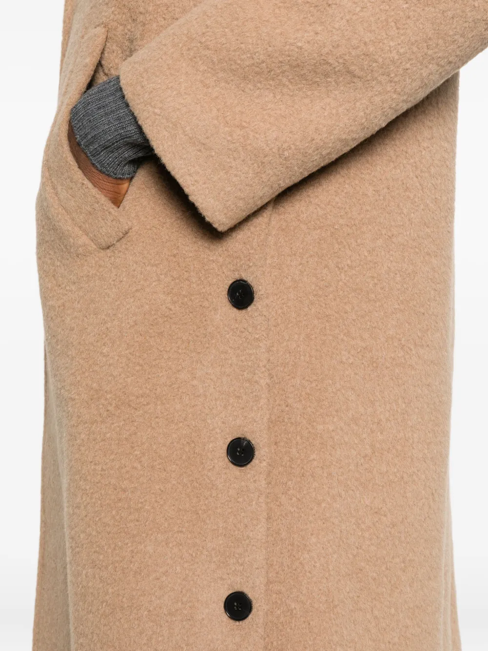 AMARANTO Button-down jas Bruin