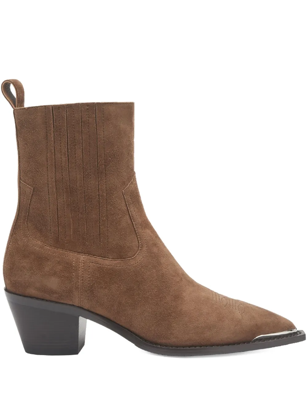 Potamy Suede Ankle Boots In Brown