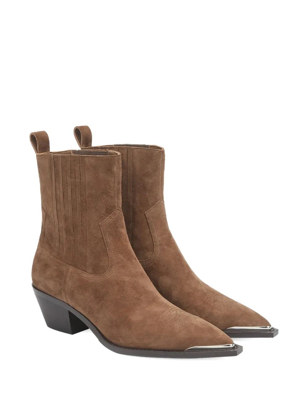 Potamy Suede Ankle Boots In Brown