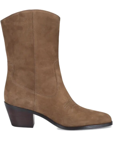 POTAMY botas cowboy de gamuza