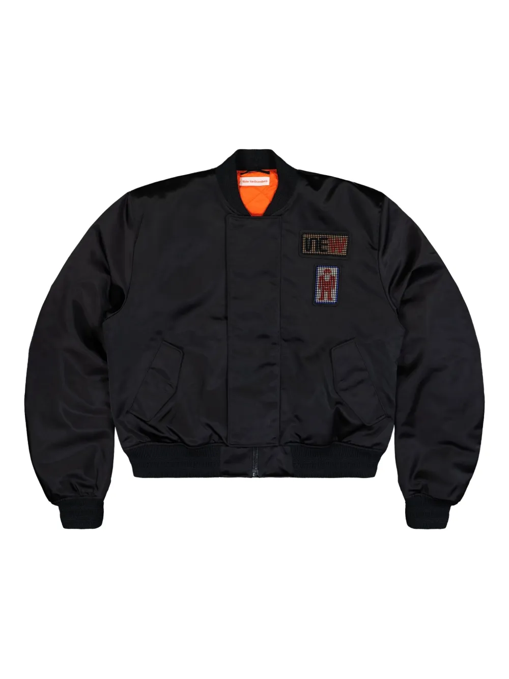 Walter Van Beirendonck chamarra bomber Beep Beep | negro | Image 1