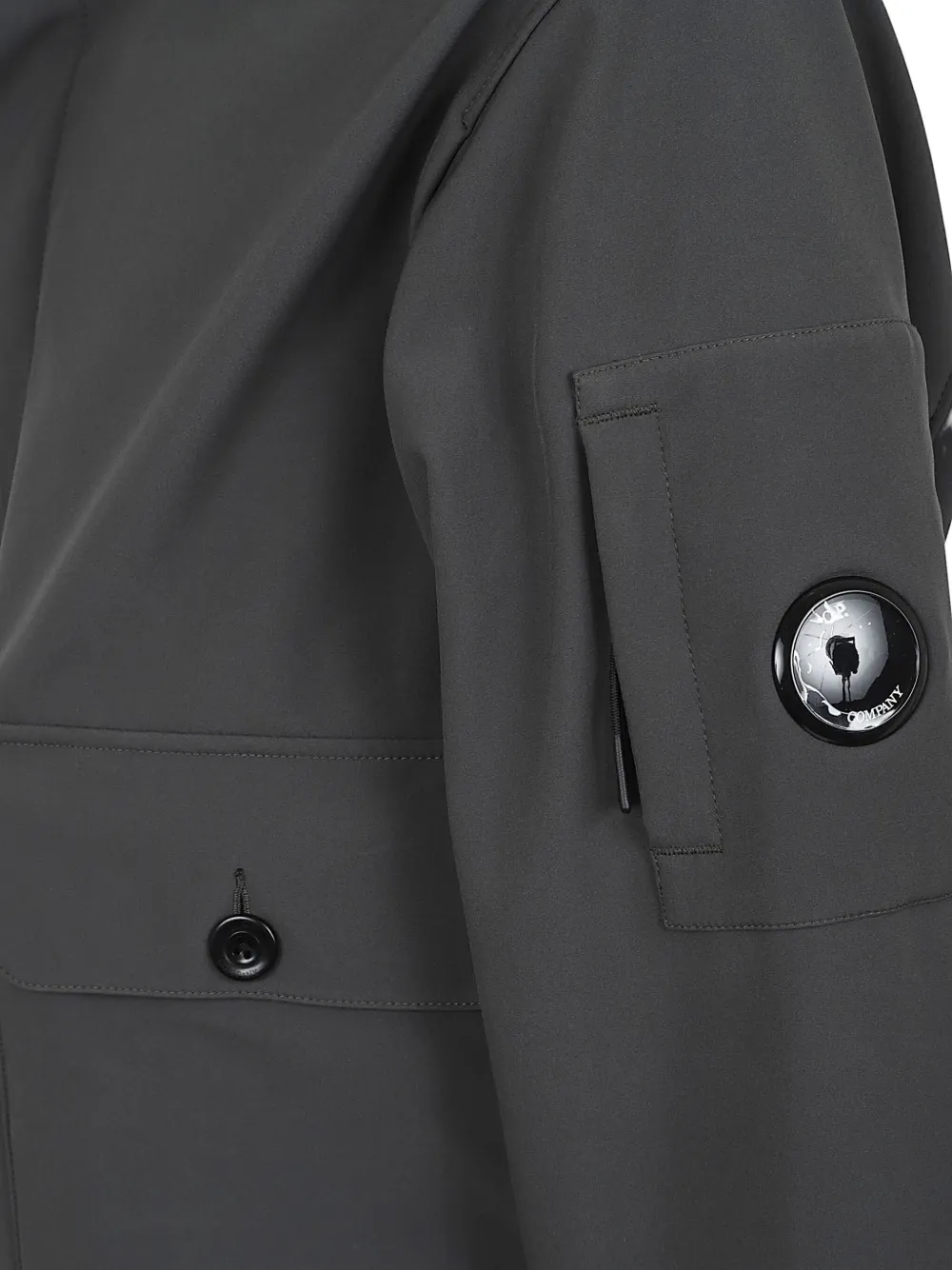 C.P. Company Shell jack met knopen Grijs