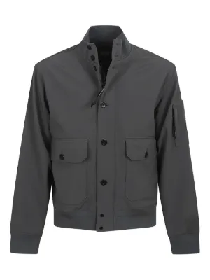 C.P. Company ジップポケット オーバーシャツ | ブラック | FARFETCH JP