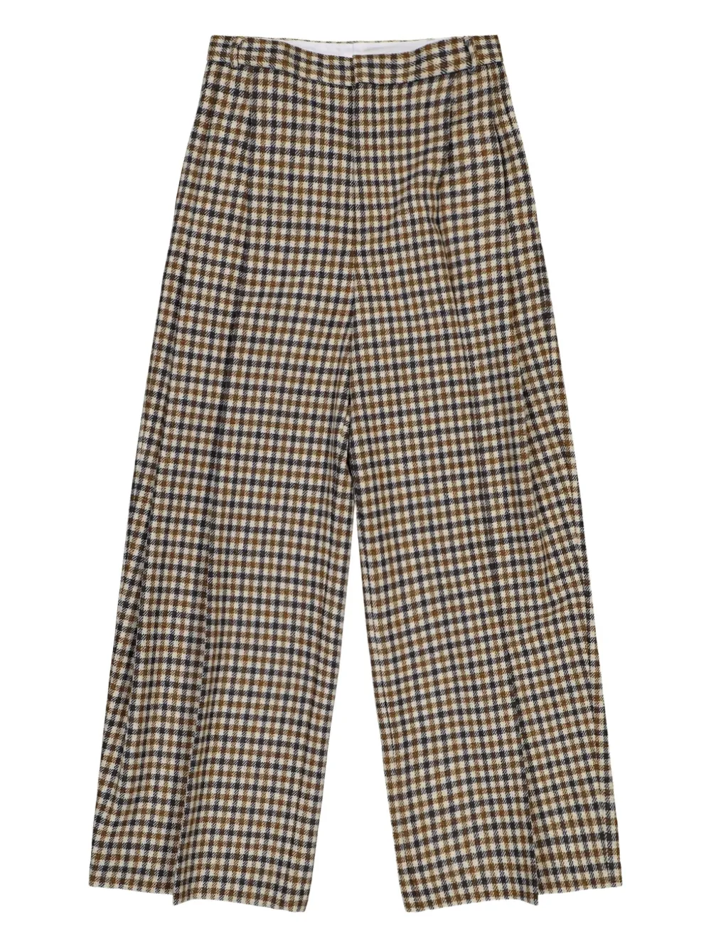 Walter Van Beirendonck Sun checked trousers | Brown | Image 1