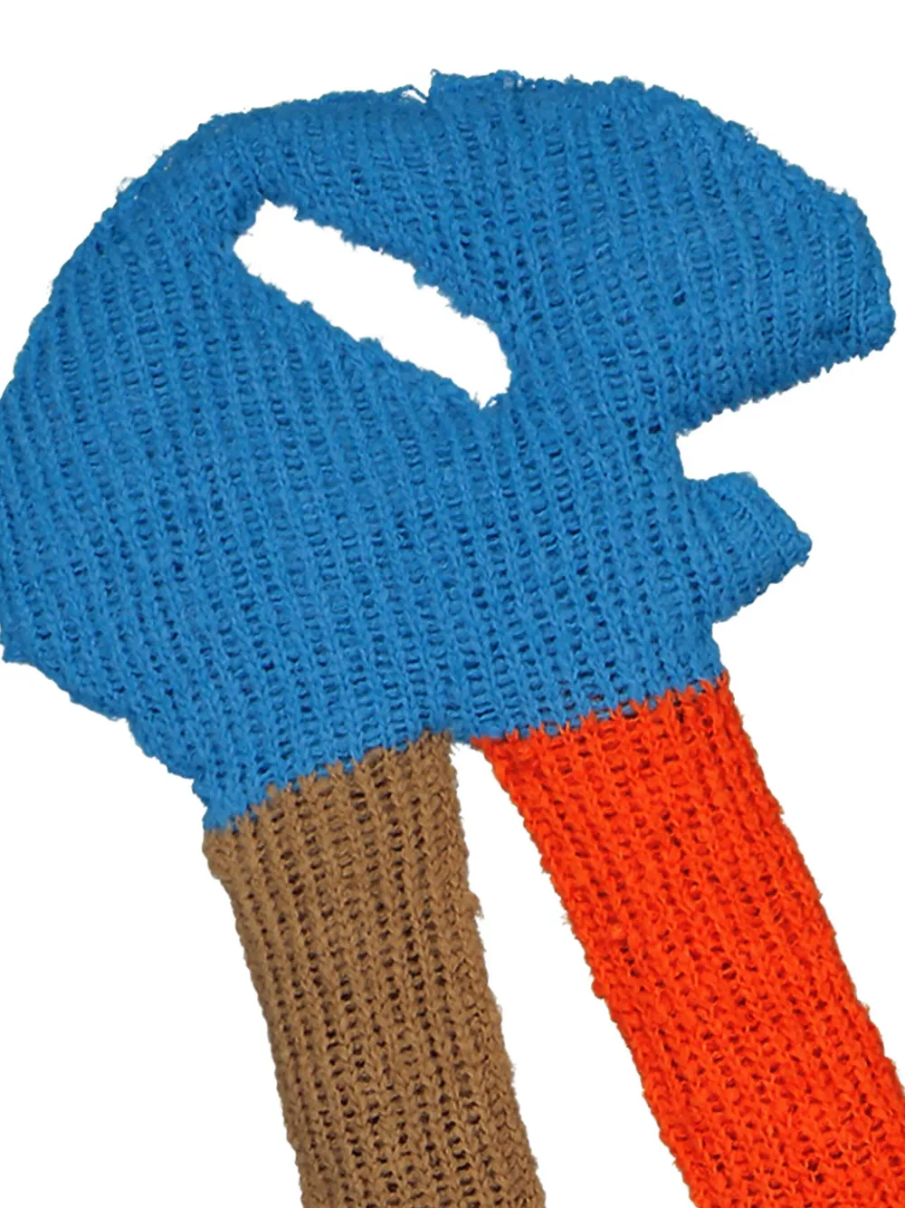 Walter Van Beirendonck Ribbed Scarf In Multi