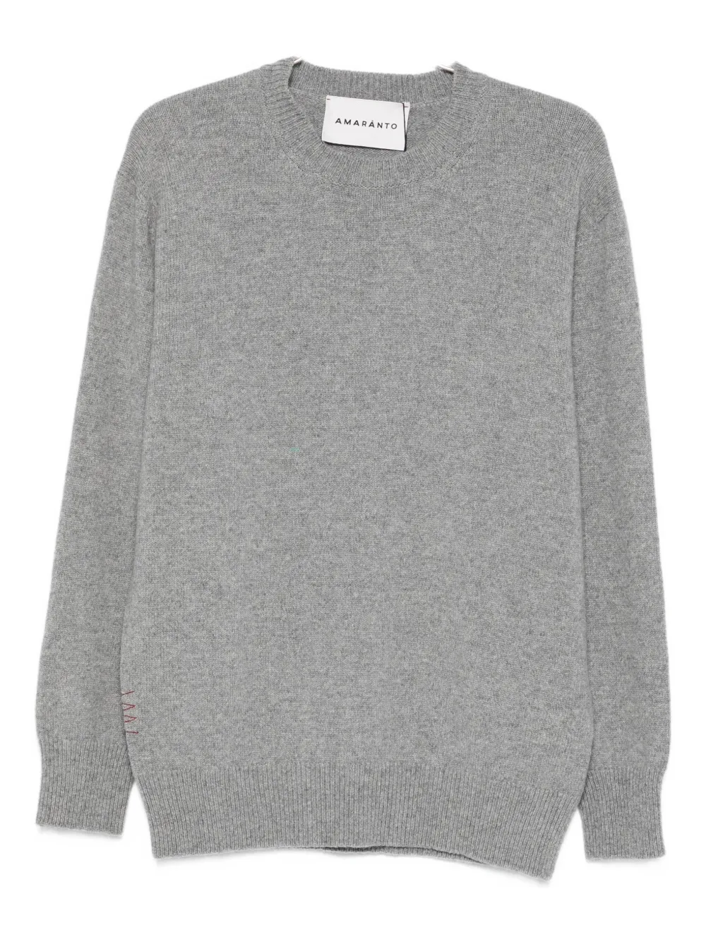 AMARANTO  suéter con cuello redondo | gris | Image 1