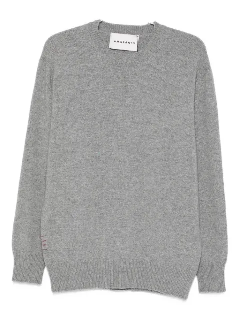 AMARANTO  jersey con cuello redondo