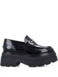 Alexander Wang 75mm Carter platform loafers - Black