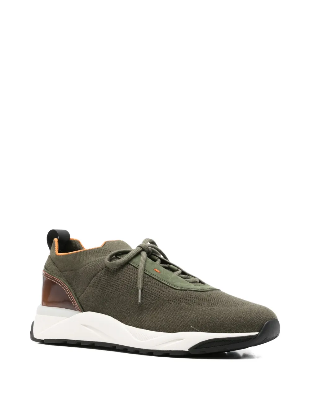 Santoni Sneakers met vlakken Groen