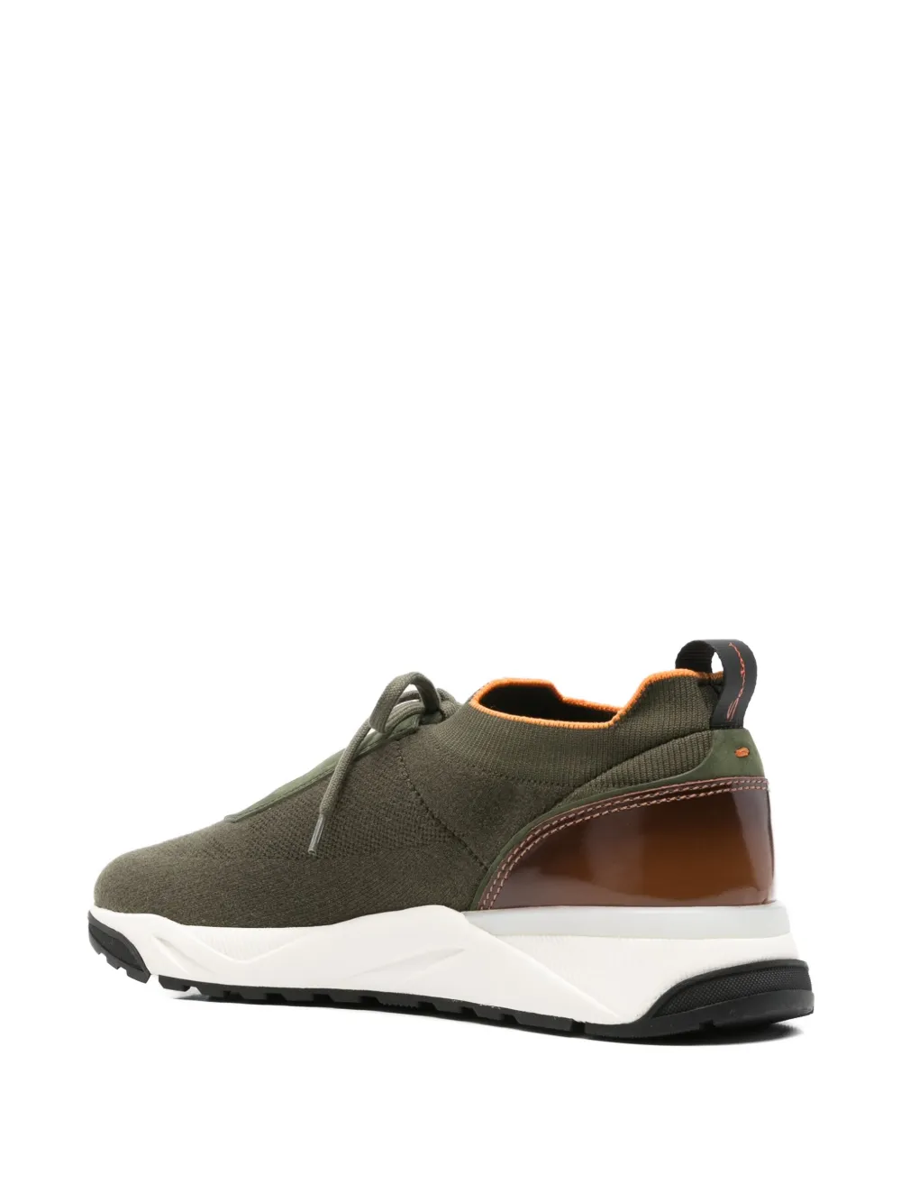 Santoni Sneakers met vlakken Groen