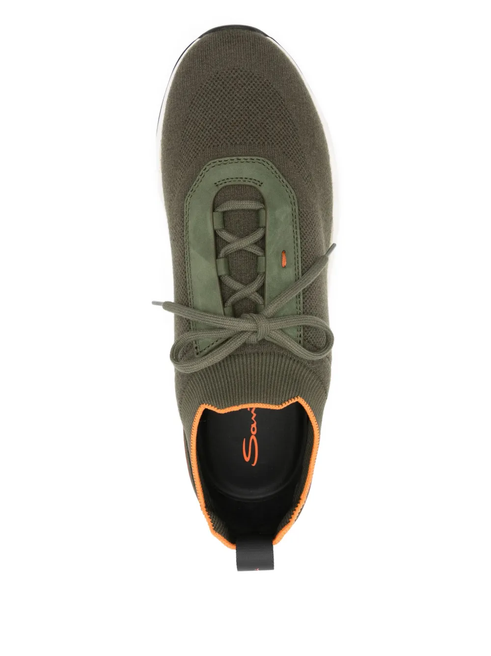 Santoni Sneakers met vlakken Groen
