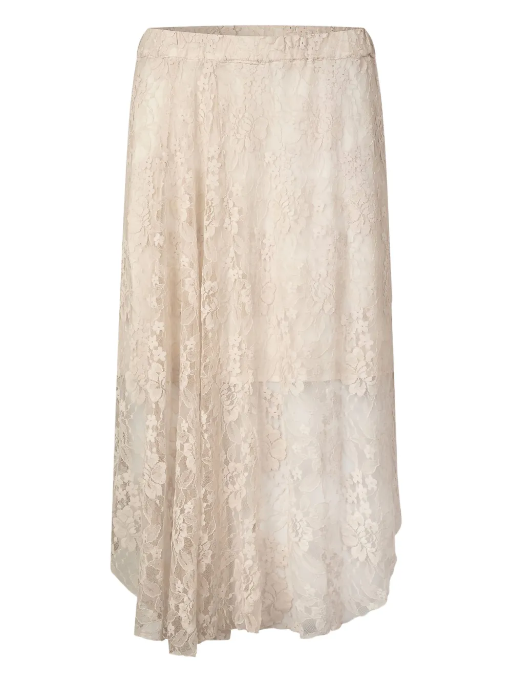 Baum Und Pferdgarten Selmo Floral-lace Midi Skirt In Neutral
