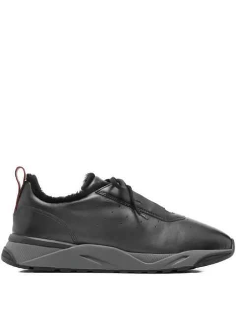 Santoni leather sneakers