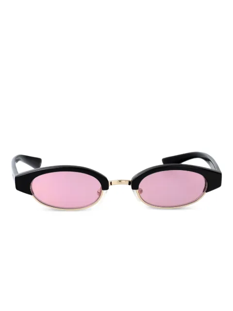 Alexander McQueen Eyewear AM0534S oval-frame sunglasses