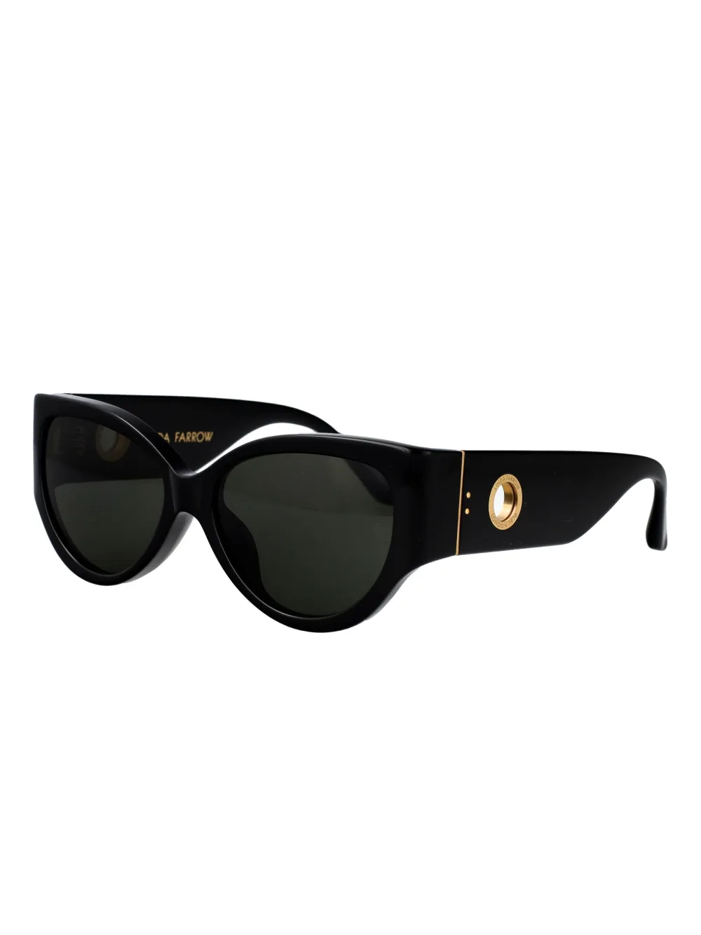 Linda Farrow Connie cat-eye frame sunglasses - Zwart