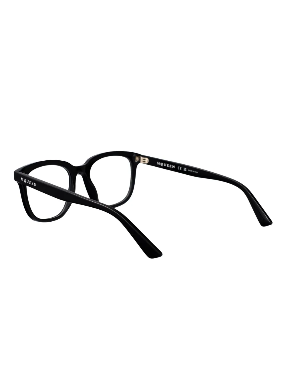 Alexander McQueen Eyewear AM0539O bril Zwart