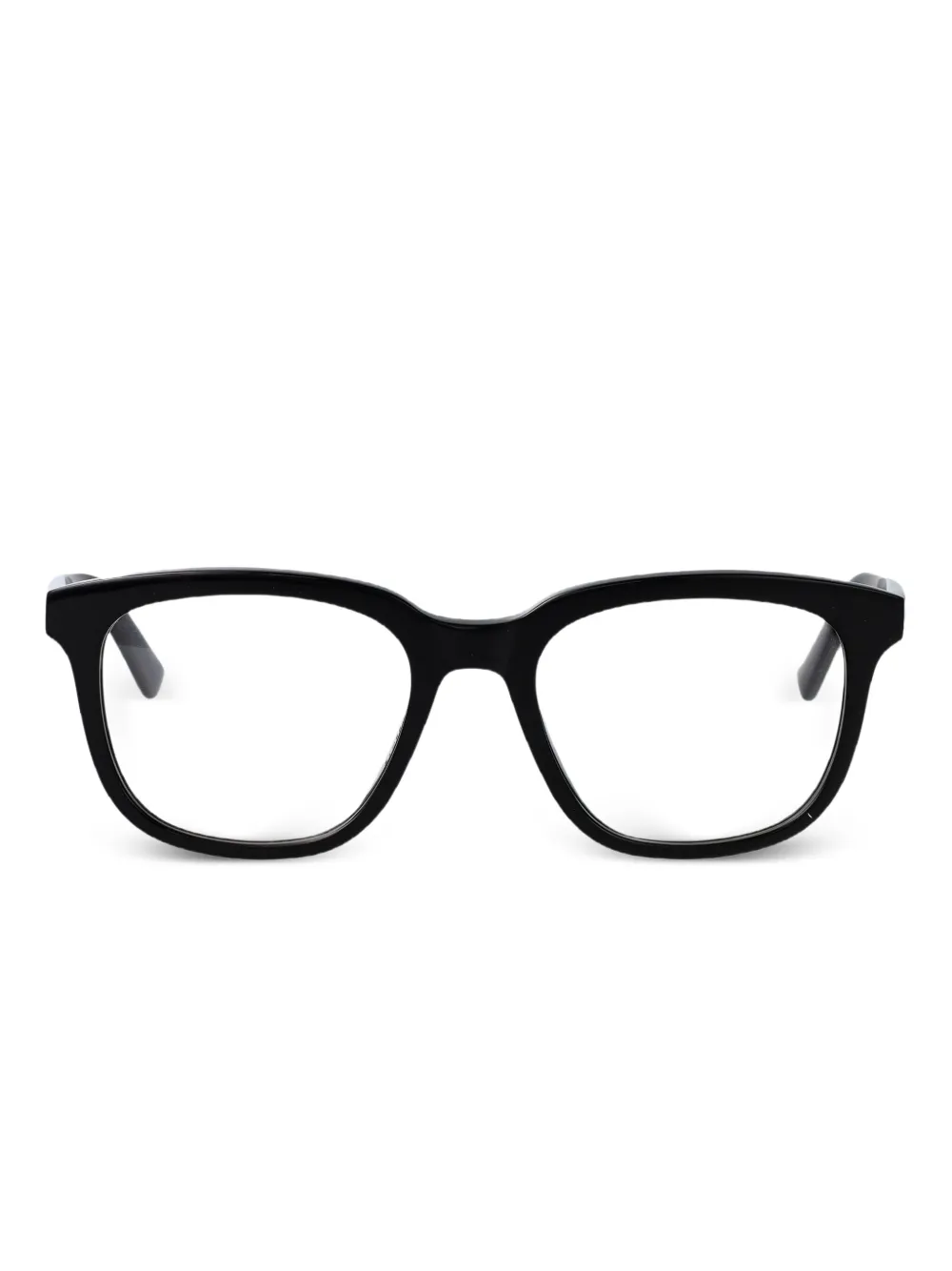 Alexander McQueen Eyewear AM0539O glasses | Black | Image 1