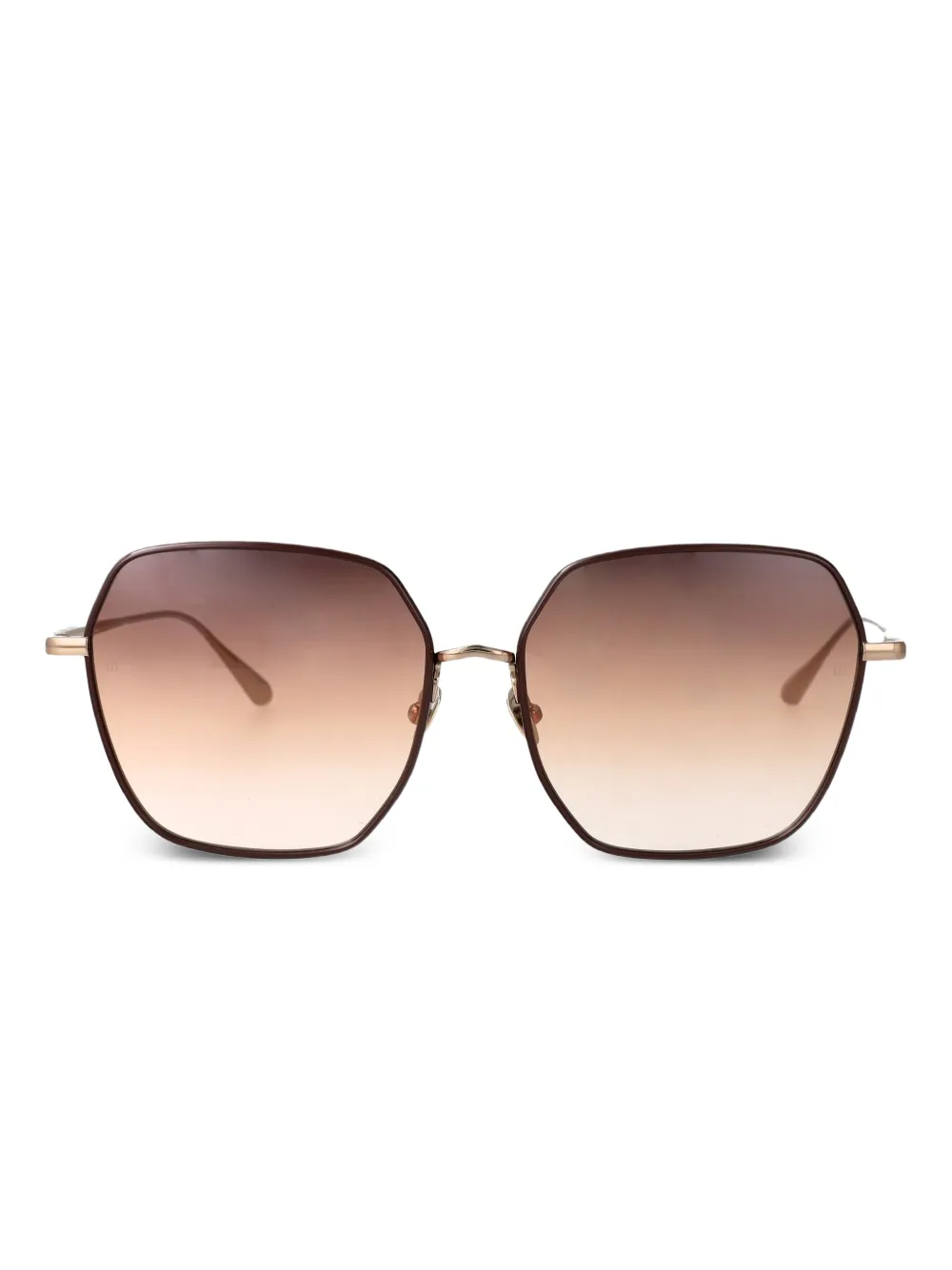 Linda Farrow Darcie geometric sunglasses - Nero
