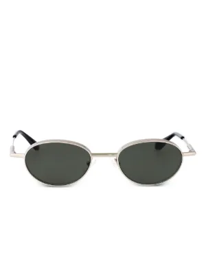 Gucci Eyewear GG1980S oval-frame Sunglasses | Silver  display picture 1