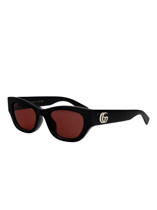NWT Gucci GG1954SA-004 Black Red 53mm Sunglasses Gucci Gg1954sa Cat Eye Sunglasses - Black/Red | Editorialist main image 4