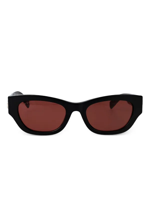 NWT Gucci GG1954SA-004 Black Red 53mm Sunglasses Gucci Gg1954sa Cat Eye Sunglasses - Black/Red | Editorialist main image 3