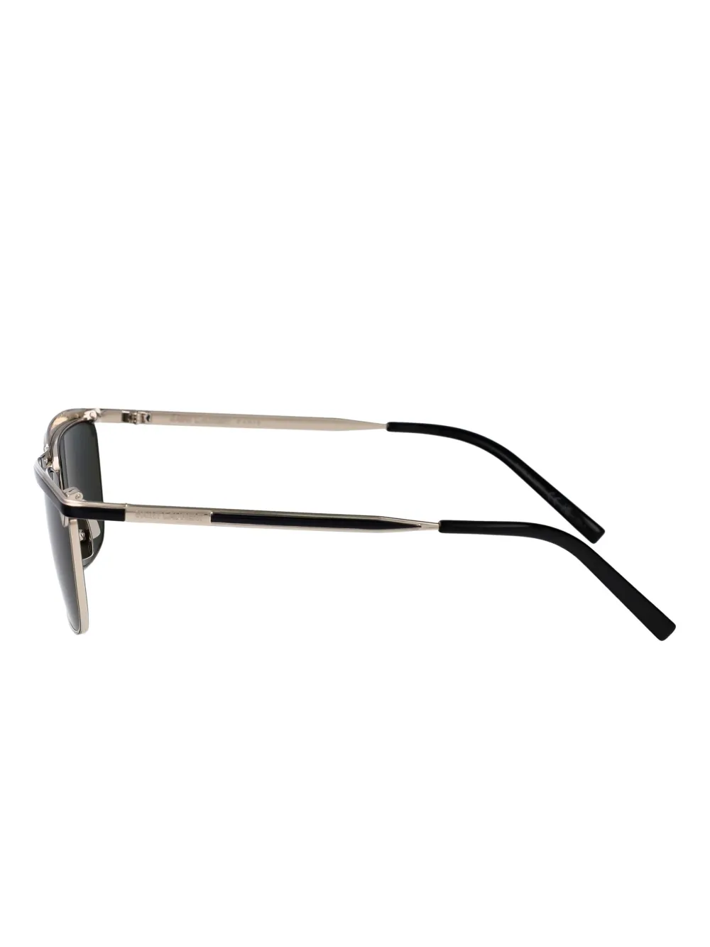 Saint Laurent Eyewear JOE zonnebril met rechthoekig montuur Zilver
