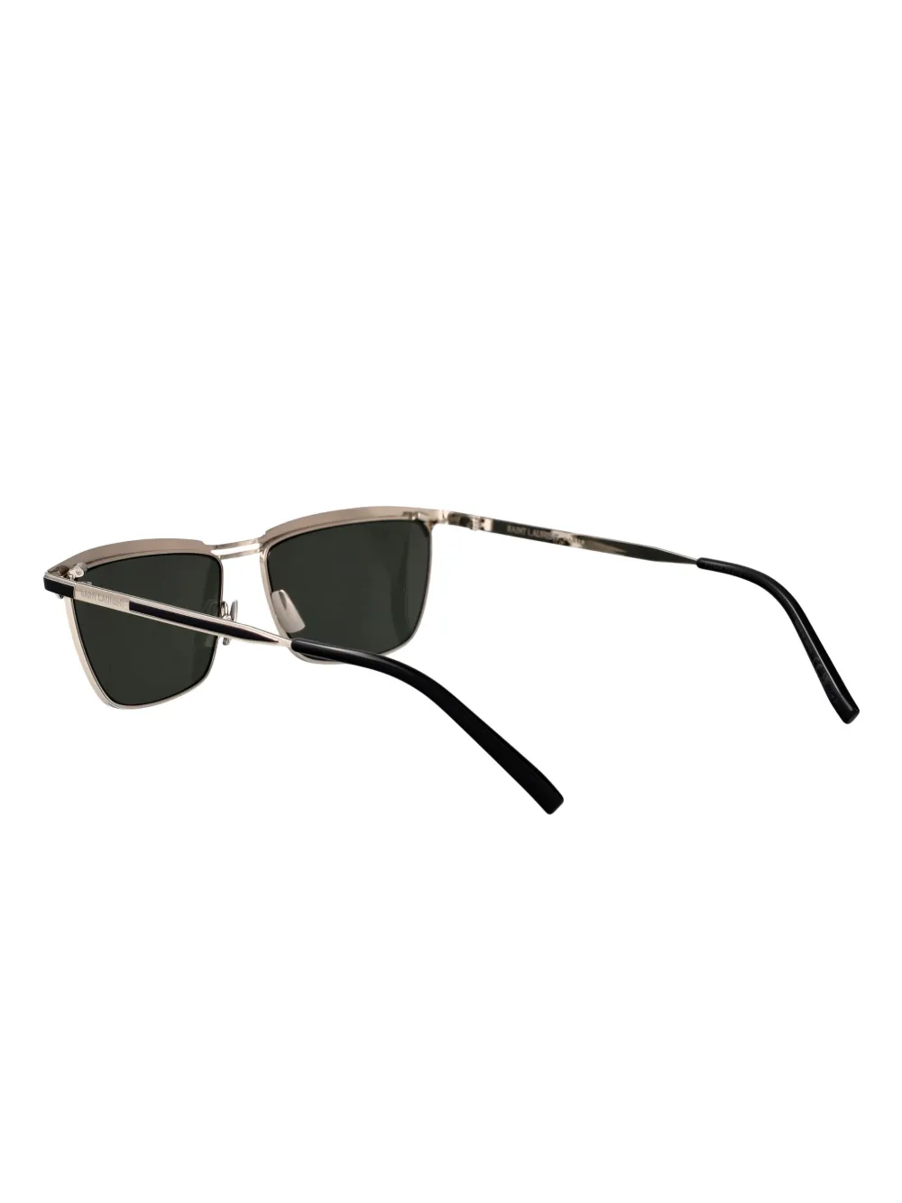 Saint Laurent Eyewear JOE zonnebril met rechthoekig montuur Zilver