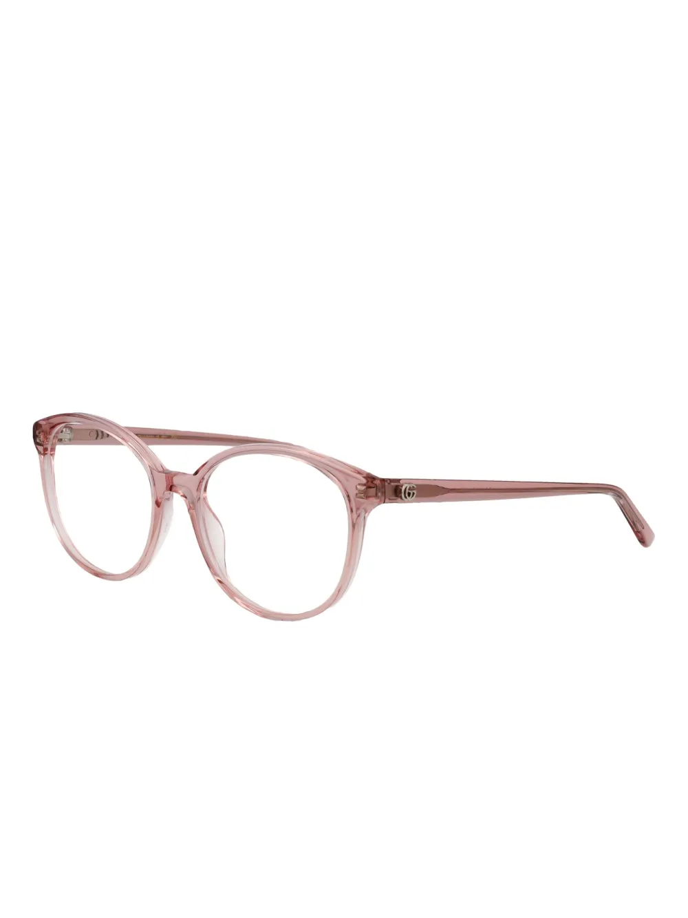 Gucci Eyewear Bril met rond montuur Roze