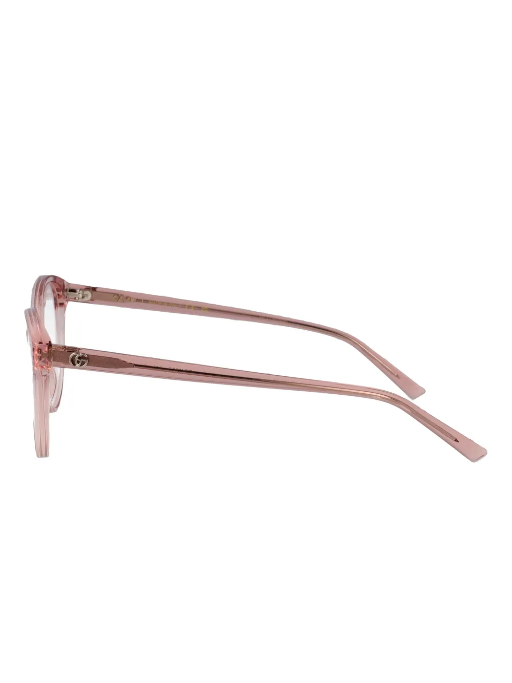 Gucci Eyewear Bril met rond montuur Roze