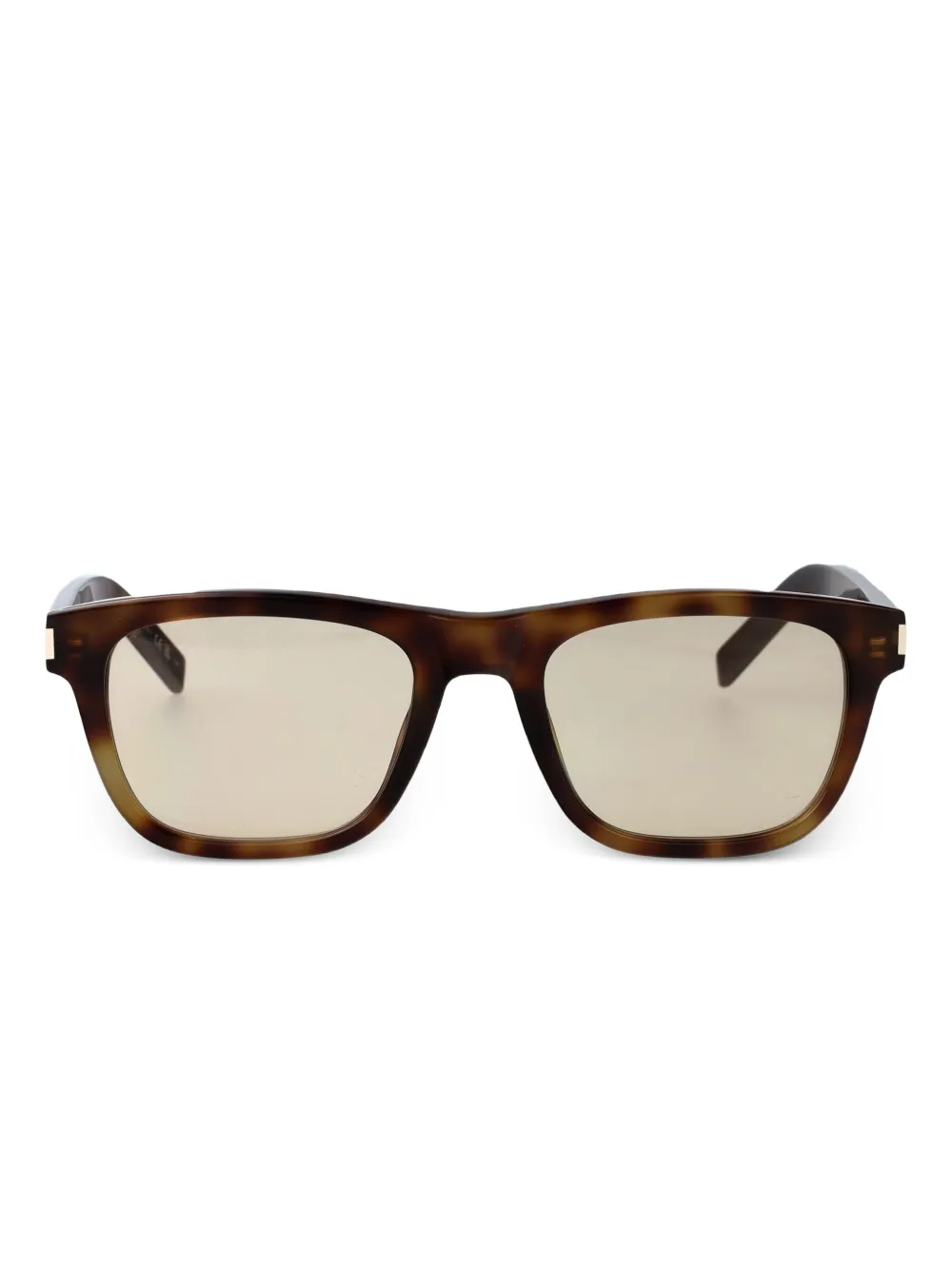 Saint Laurent Eyewear rectangle-frame sunglasses - Marrone