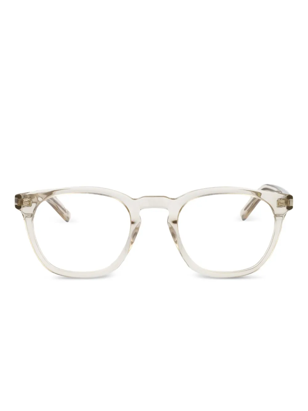 Saint Laurent Eyewear round-frame glasses | White | Image 1