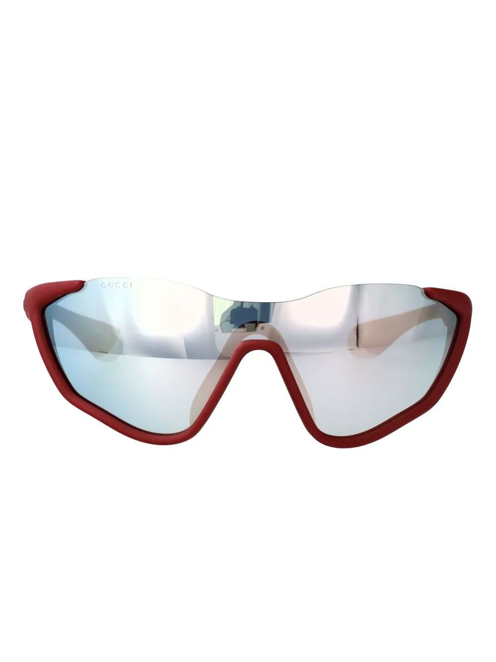 Gucci Eyewear mask-shaped sunglasses - Rosso