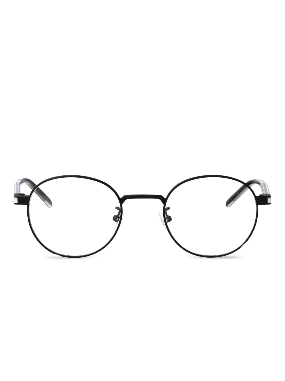 Saint Laurent Eyewear round-frame glasses | Black | Image 1
