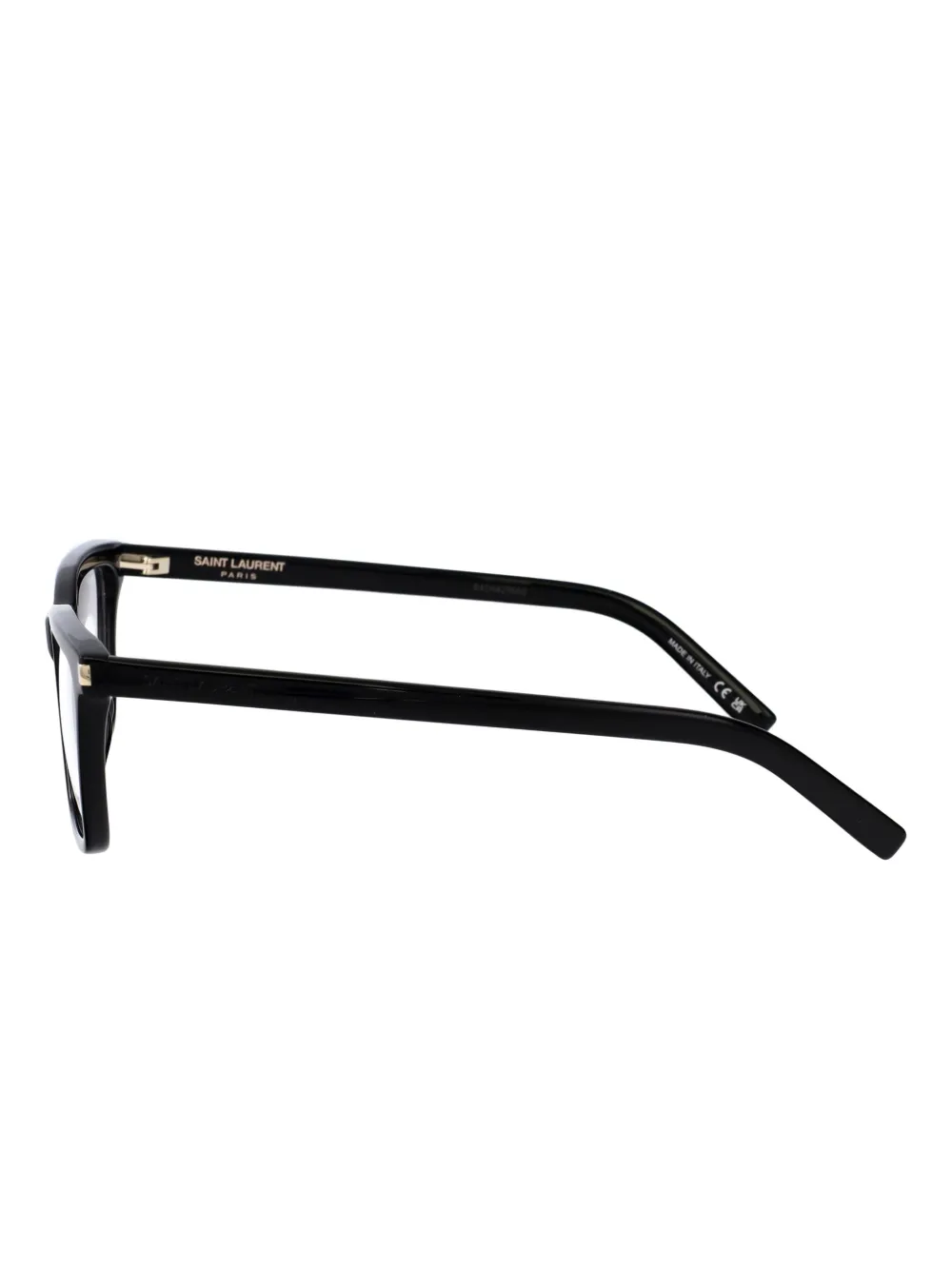 Saint Laurent Eyewear Bril met rechthoekig montuur Zwart