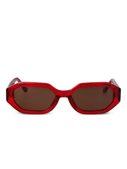 The Attico x Linda Farrow Irene geometric sunglasses