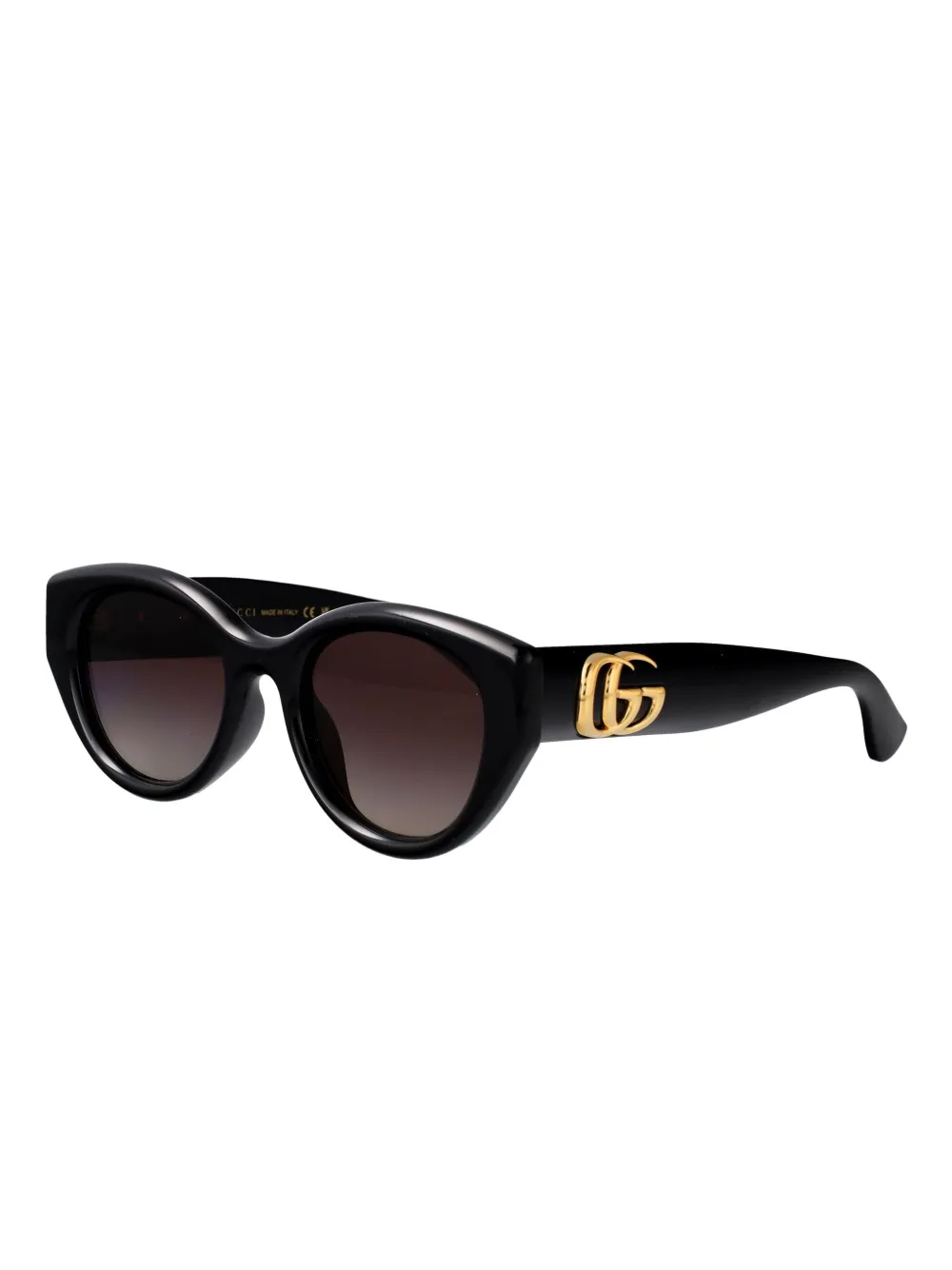 Gucci Eyewear cat-eye frame sunglasses - Zwart