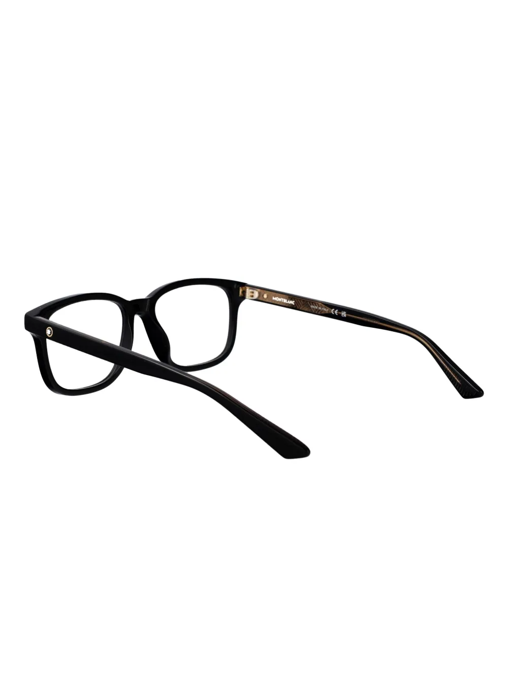 Montblanc Bril met vierkant montuur Zwart