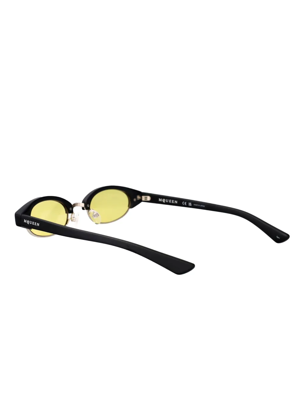 Alexander McQueen Eyewear Ellipse zonnebril Zwart