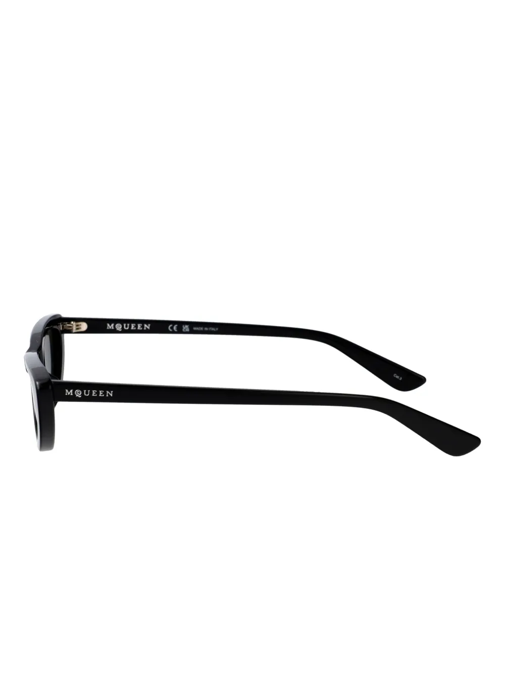 Alexander McQueen Eyewear Zonnebril met cat-eye montuur Zwart