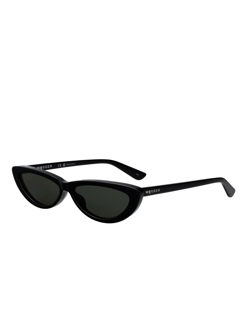 Alexander McQueen Eyewear cat-eye frame sunglasses - Zwart