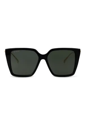 Versace Eyewear バタフライ グレカディテール サングラス | ブラック