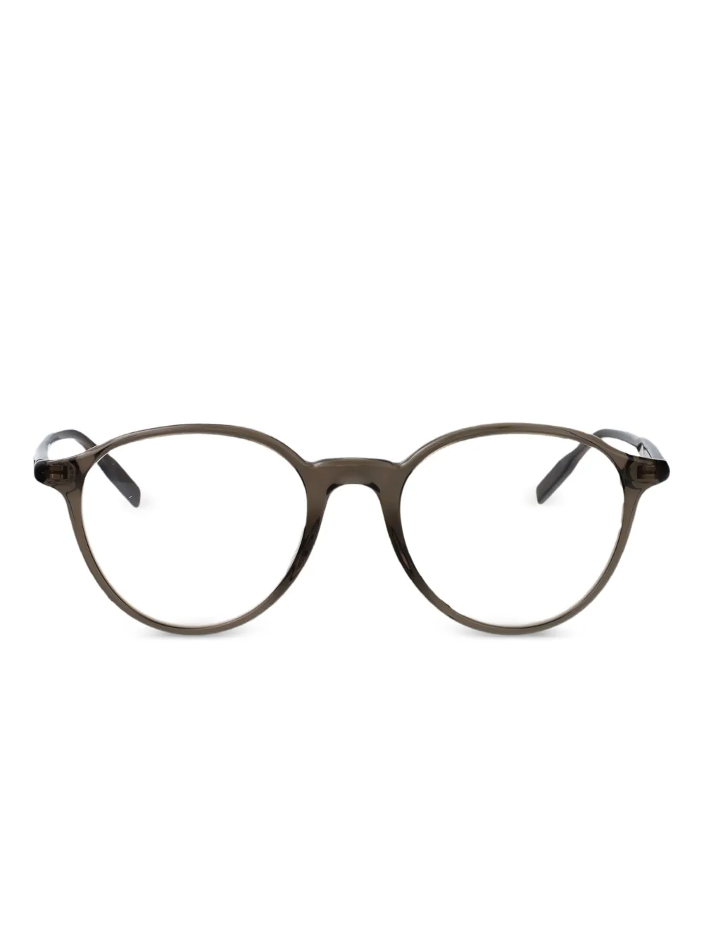 Montblanc round frame glasses | Brown | Image 1