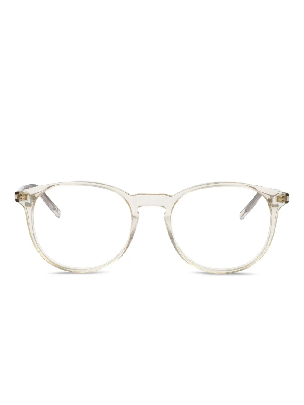 Saint Laurent Eyewear round-frame glasses | White | Image 1